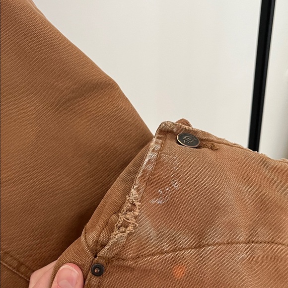 Vintage Dickies Canvas Chore Jacket Coat Mens Medium. Blanket Lined - Picture 10 of 10